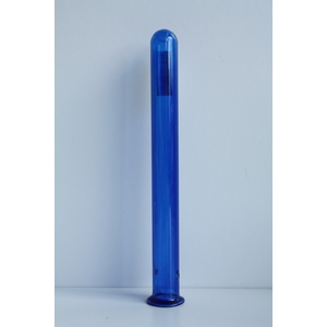 GLASBUISJE BLAUW 15CM 1pc