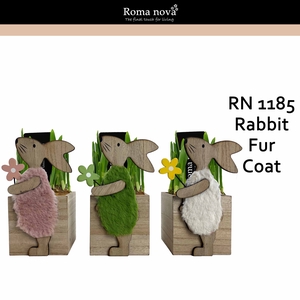 Narcis Rom 1185  Rabbit Fur Coat