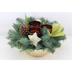 arr5 Kerst PL - Goud ribbel schaal 3wax