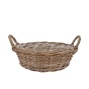 Rattan Ivy Basket Low Ears 35x13cm