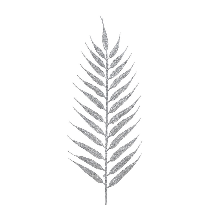 Christmas Deco leaf glitter 42cm x4