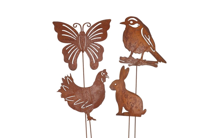 <h4>Rusty Gardenstick Spring Ass 12x20x60cm</h4>