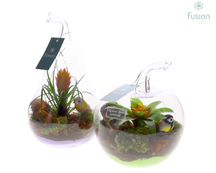 <h4>Glas Appel en Peer met arrangement</h4>