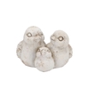 Concrete Antique Birds 16x16x13cm Nm