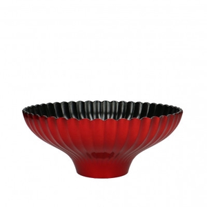 Christmas Melam bowl ribbed d24*10cm