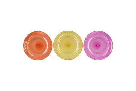 <h4>Dayah Orange Mix Glass Plate 20x2cm Ass P/1 Nm</h4>