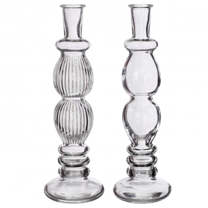 Candle vaas d09*28cm ass.