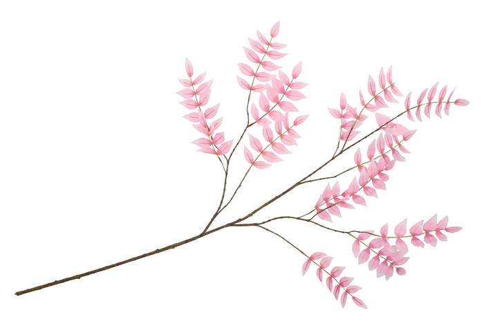 Silk Salix Leaf Pink 135cm Nm