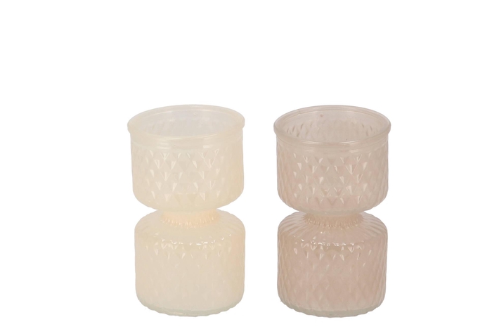 Lynn Sand Mix Vase Ass 8x12cm