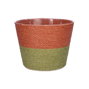 DF06-590528475 - Basket Riley Duo d19xh16 terra/green