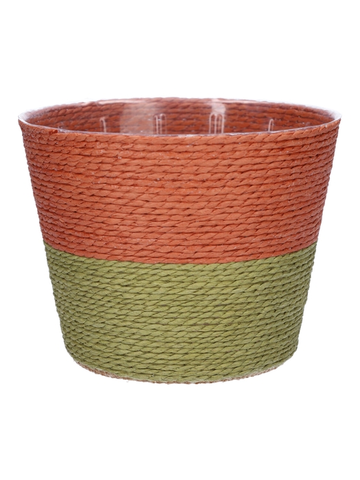<h4>DF06-590528475 - Basket Riley Duo d19xh16 terra/green</h4>