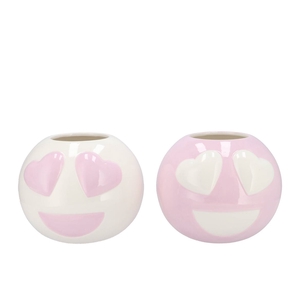 Smiley Lovely Dreamy Lila Mix Vase Ass 21x21x18cm