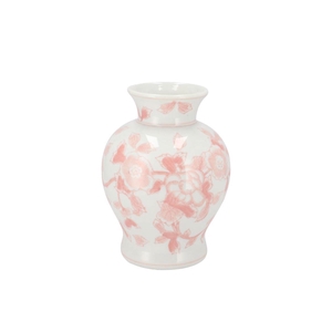 Hailey Pink Porcelain Vase Flower 17x22cm