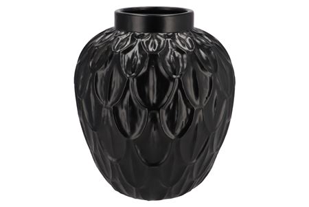 <h4>Inga Boa Black Pot Active Glaze 31x31x35cm Nm</h4>