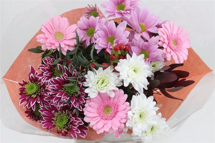 <h4>Boeket 9-10 Tak Roze</h4>