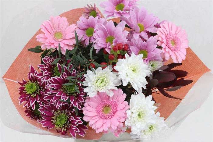 <h4>Boeket 9-10 Tak Roze</h4>