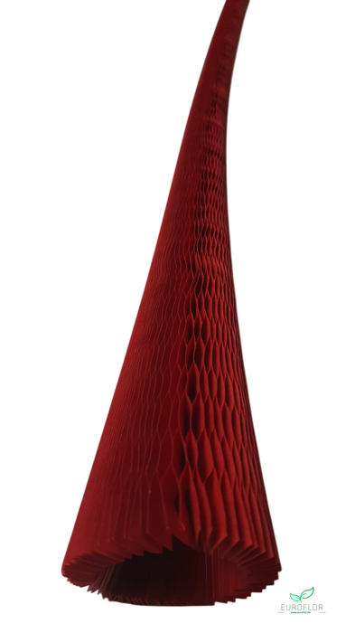 PAPER SLEEVE HONEYCOMB 90CM 70GR RED