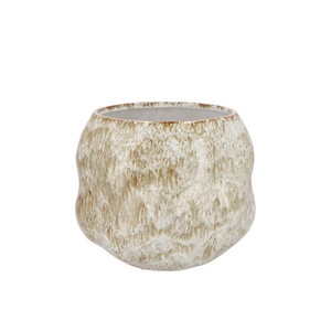 Monte White Sand Pot 16x16x14cm