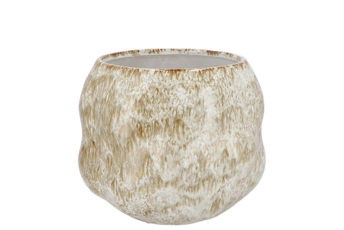 <h4>Monte White Sand Pot 16x16x14cm</h4>