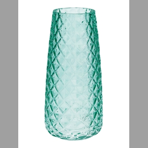 DF02-700613900 - Vase Gemma diamond d6.5/10xh21 turquoise