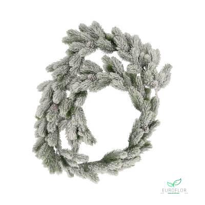 GARLAND NOBILIS GREEN AND WHITE 180CM