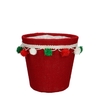 Potcover pompon d13.5*13cm