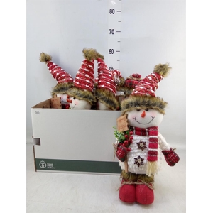 Decoratie  ..Sneeuwman H%