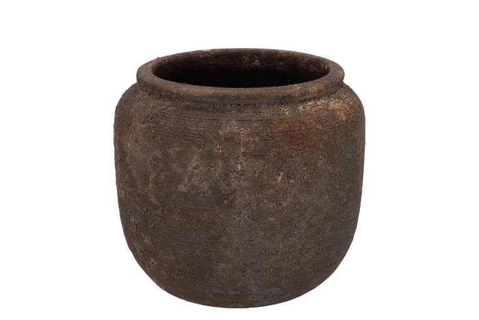 <h4>Batu Grey Pot 22x20cm</h4>