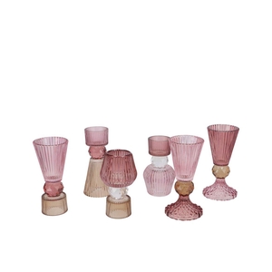 Roman Twist Old Pink T-light Ass 8x13cm