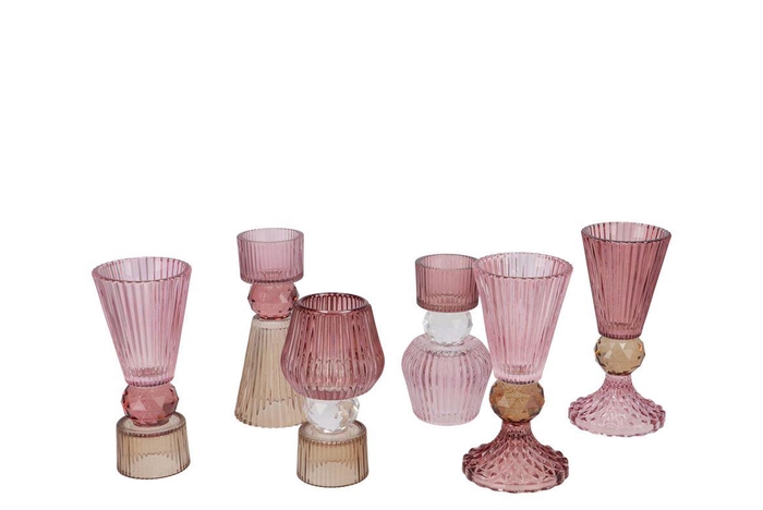 <h4>Roman Twist Old Pink T-light Ass 8x13cm Nm</h4>