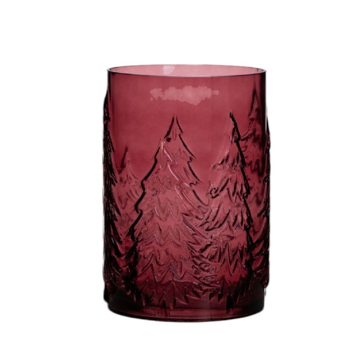<h4>Kerst Glas cilinder Tree d16*22cm</h4>