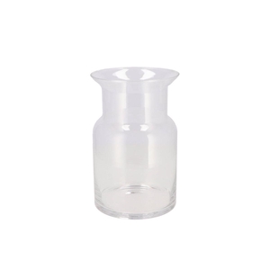 Glass Mouthblown Milk Bottle 40x19cm