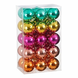 Christmas bauble Ball plastic  80mm x30