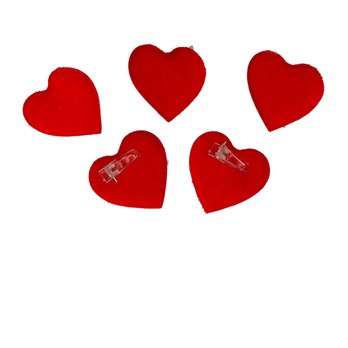 <h4>Love Heart clip 4.5cm x72</h4>