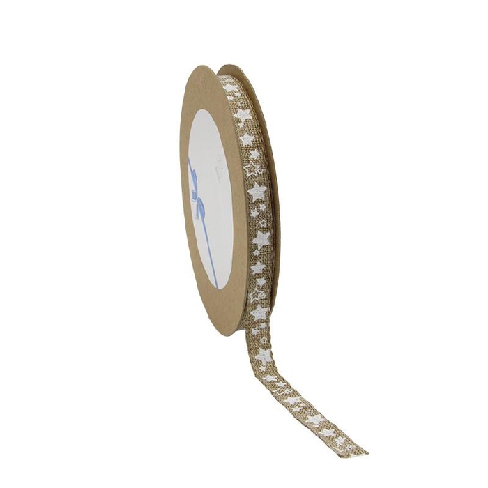 <h4>Kerst Lint ster 10mm 15m</h4>