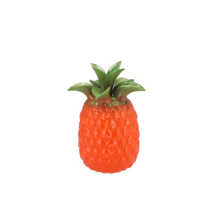 <h4>Pineapple Tropical Orange Vase 16x16x22cm Nm</h4>