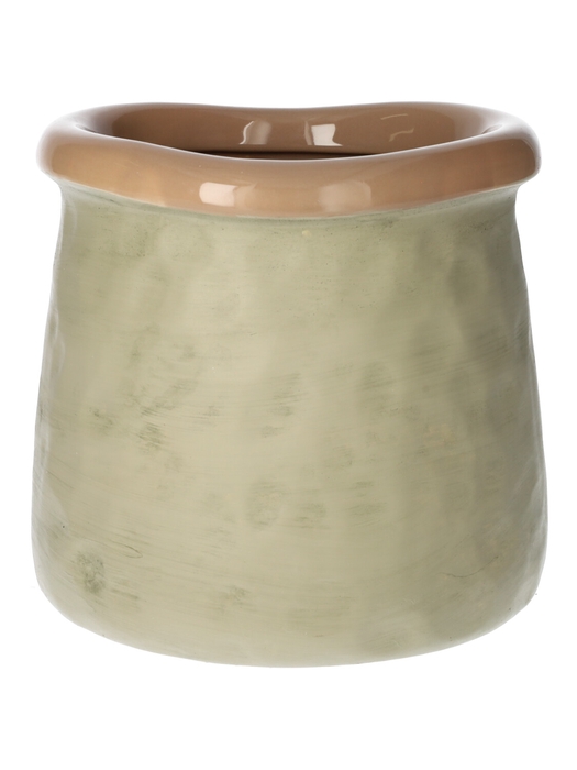 DF03-720461100 - Pot Twiz d16.8/17.5xh16.5 beige/grey