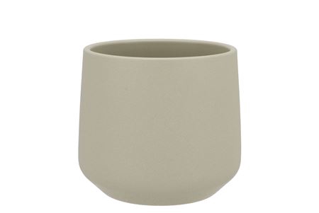<h4>Ceramic Light Kaki Pot Berlin Structure 16cm</h4>