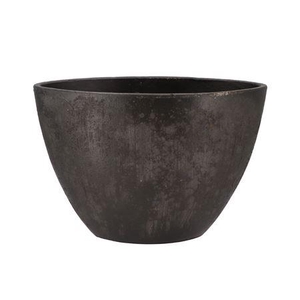 Bali Black Coal Bowl Ovl 34x16x23cm