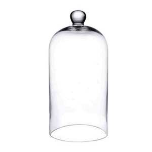 Glass Cloche knob d18*40cm