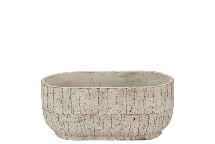 <h4>Nola Grey Bowl 26x13x11cm</h4>