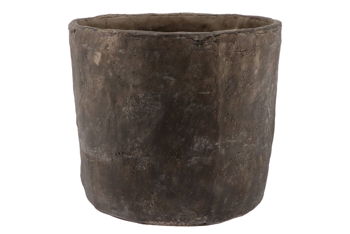 Iron Stone Grey Pot 24x23cm