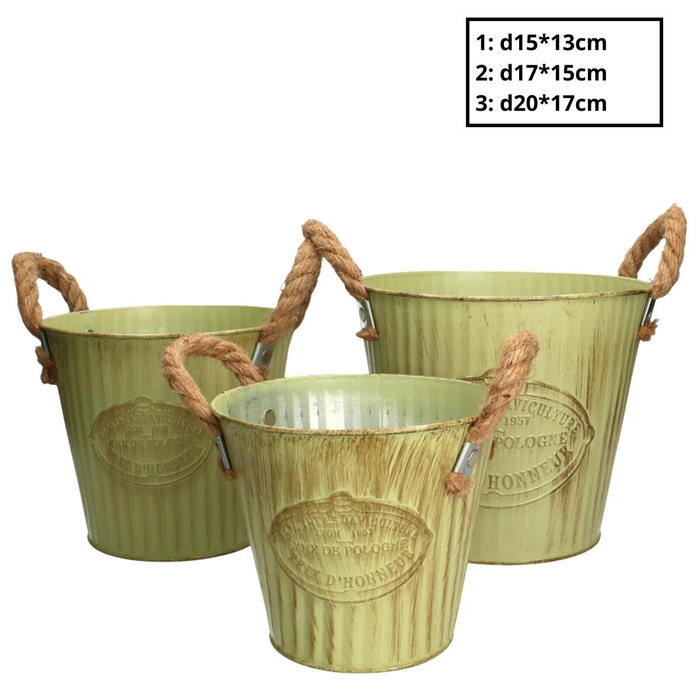 <h4>Zinc Lynx pot S/3 d20*17cm</h4>