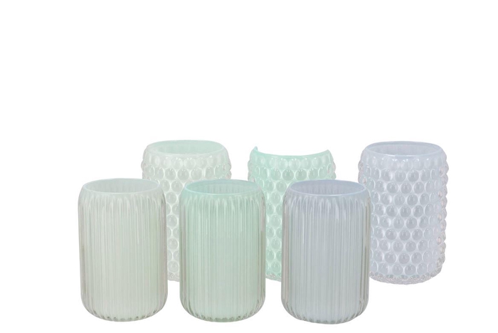 <h4>Roman Blue T-light Bubble Ass 9x13cm</h4>