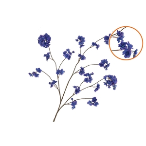 Silk Cherry Blossom Blue 126cm Nm