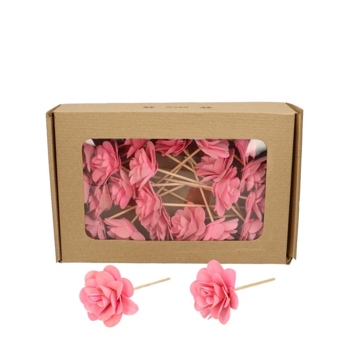 <h4>Bijsteker 10cm Roos 6cm</h4>