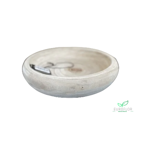 WOODEN TRAY ROUND D24,5 H5