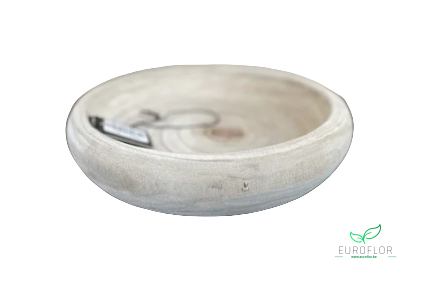 WOODEN TRAY ROUND D24,5 H5