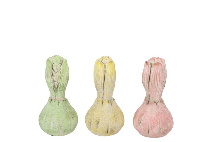 Dante Pastel Tulip Vase Ass 8x8x26 Nm