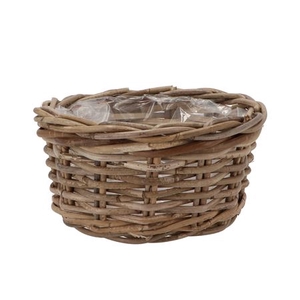 Rattan Ivy Basket Low 25x13cm